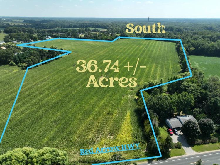 36.74 +/- RedArrow HWY, Tillable Acres Coloma, MI