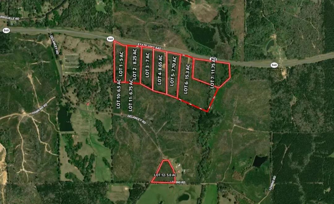 7 Acres (Lot 3) in Simpson County in Braxton, MS