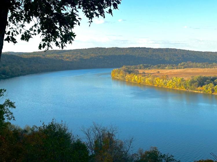 Eagle's view of the Ohio River!