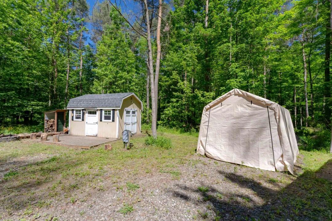 Cabin with Well, Septic and Electric on 1.4 acres in Springwater NY 8804 Becker Rd in the Finger Lakes Region