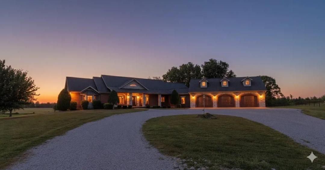 Exquisite 105-Acre Gated Estate in Harviell, Missouri