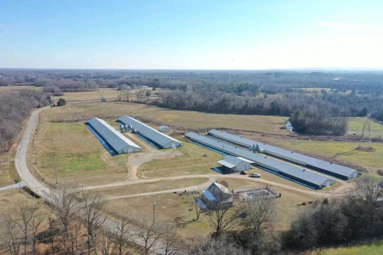 Van Broiler Farm – Four House Farm in Lawrence County, Alabama