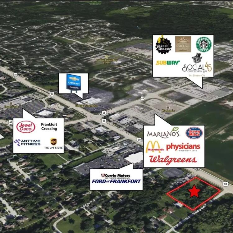 2.75 AC 9301 W Lincoln Hwy Commercial Site