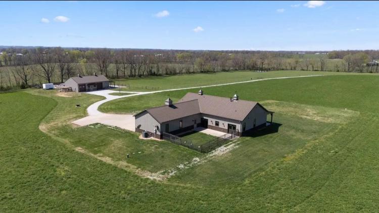 Beautiful Home And Barn On Acreage Near Clever