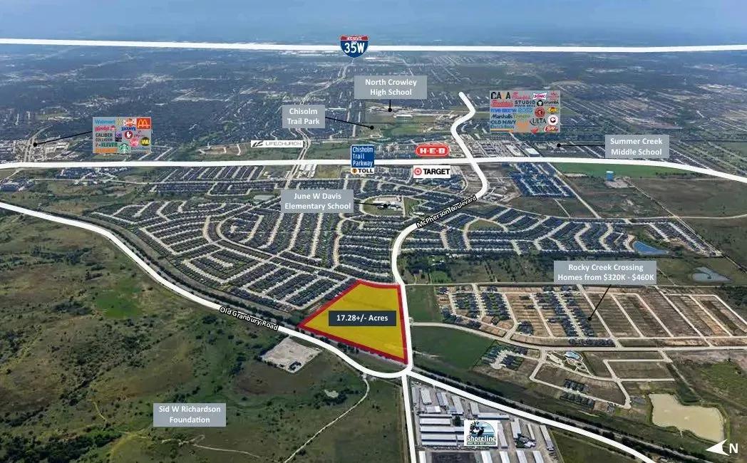 17.28+/- Acres | Commercial Site | Fort Worth