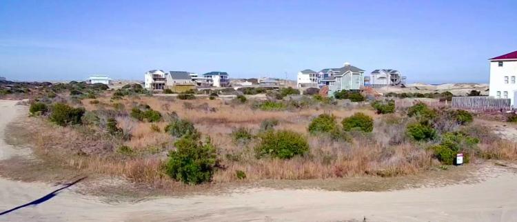 Large corner lot waiting for your new beach house to be built on