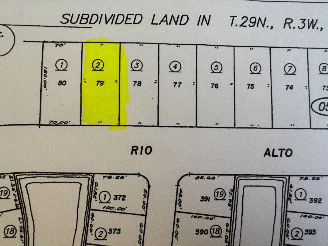 0.23 Acres at Lot 79 Rio Alto Drive