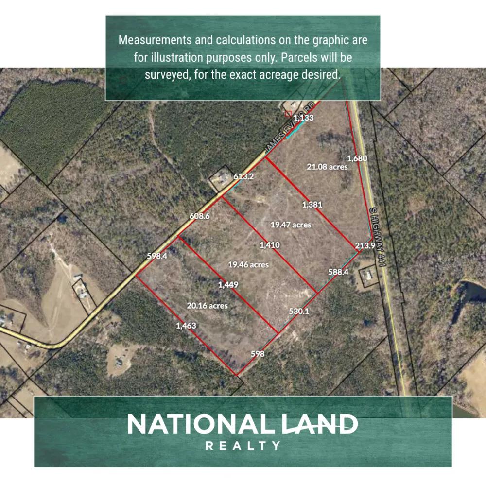 20.00 Acres at 00 James Evans Rd