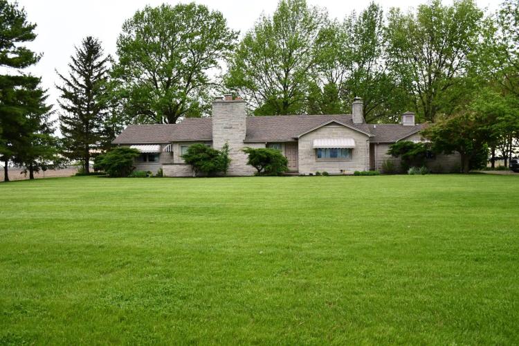 Custom Built Stone Ranch Home On 3+/- Acres