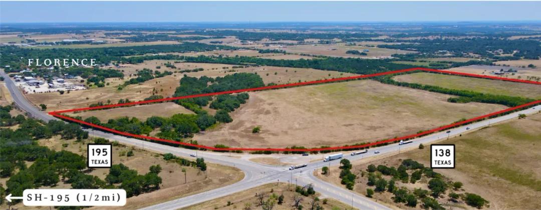 72.3ACs | Florence, TX |  Corner of SH-138 & SH-195