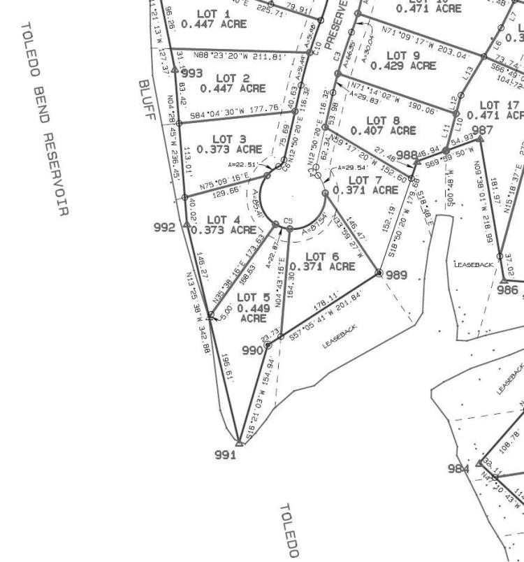 Lot 8 The Preserve at Toledo Bend Subdivision