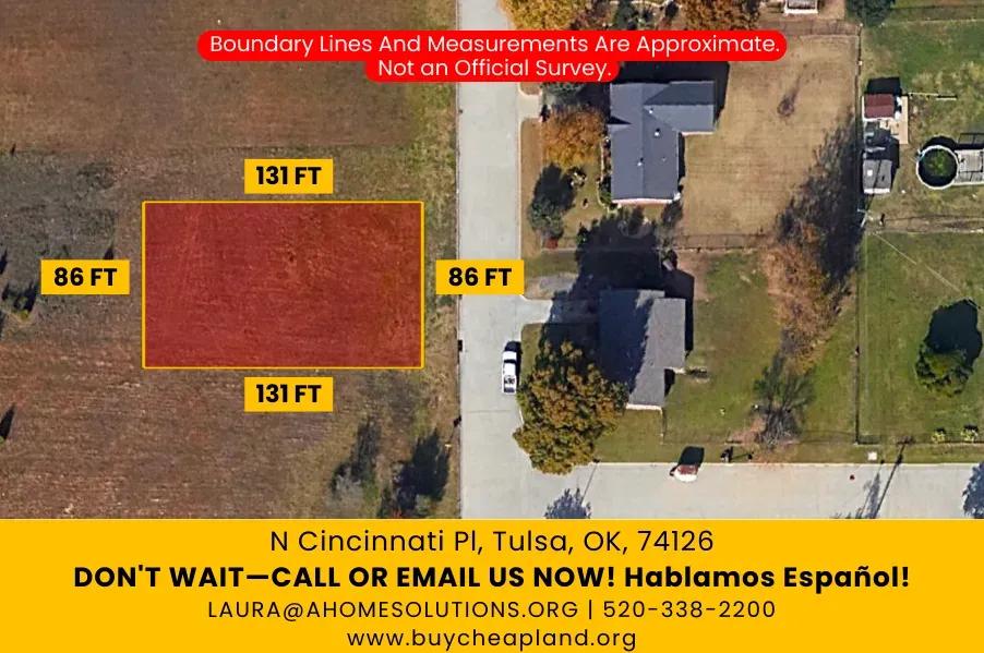 Cleared Lot, Ready to Build Near Downtown Tulsa – Utilities Available & Flexible Financing Option!