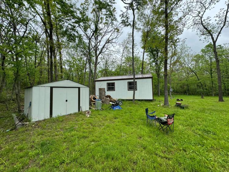 Easy Rolling Timber Tract With Live Water And Small Cabin