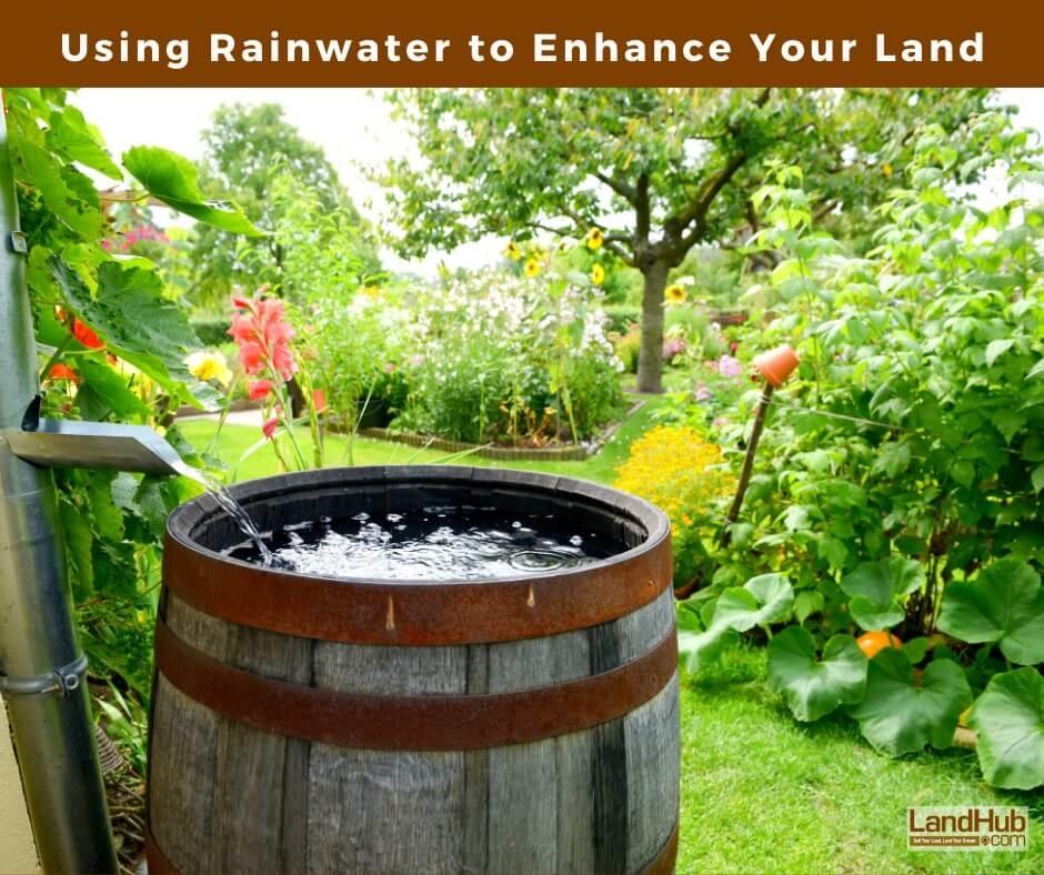 using rainwater to enhance your land