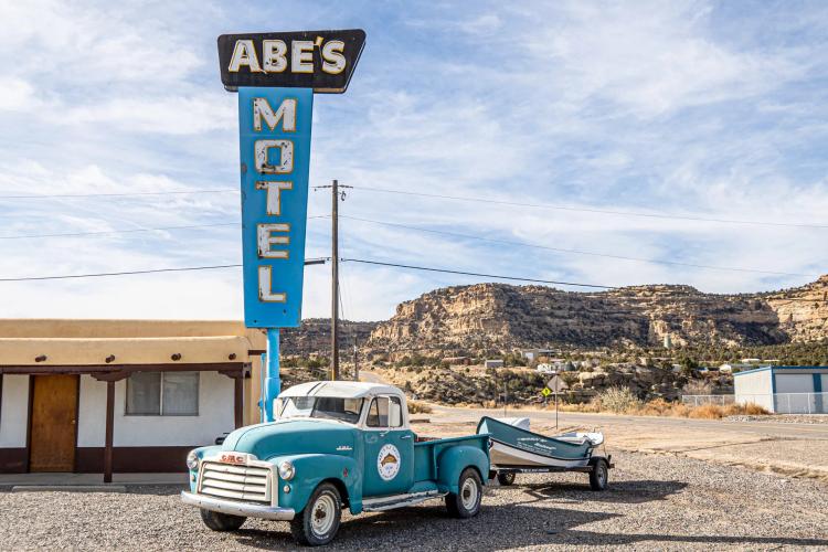 Abe’s Motel and Fly Shop on the San Juan River