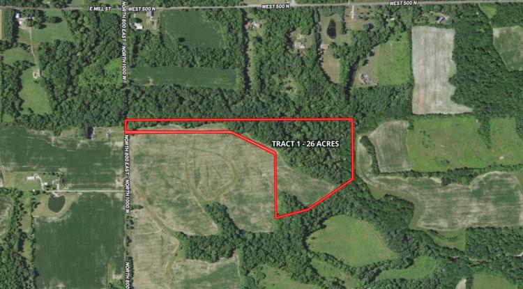 26 +/- Acres for Sale Andrews, Indiana - Huntington County
