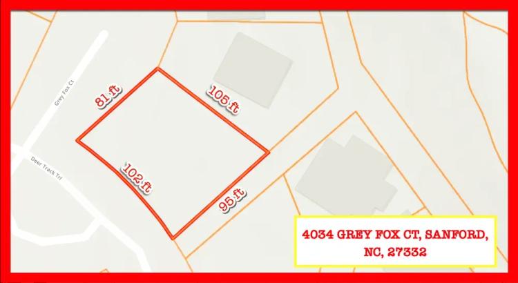 1/4 Acre in Sanford, NC - Stay SAFE in Gated Community - live at Carolina Golf Course - Similar Properties sold for $20k an more - BUY FOR $9,990!!