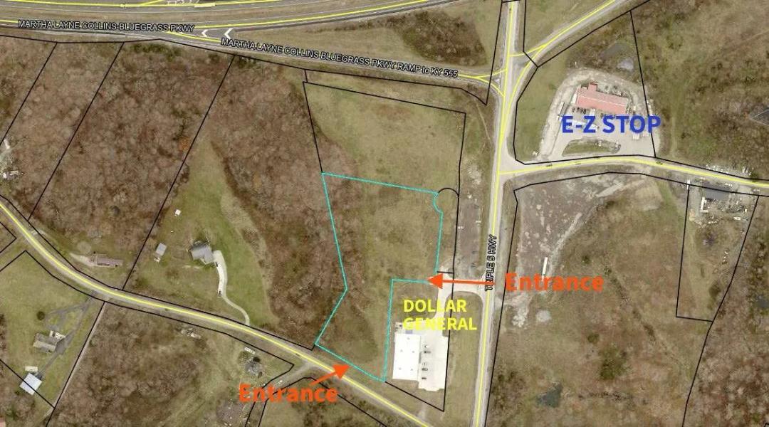 HIGH-VISIBILITY COMMERCIAL OPPORTUNITY NEAR THE BLUEGRASS PKWY