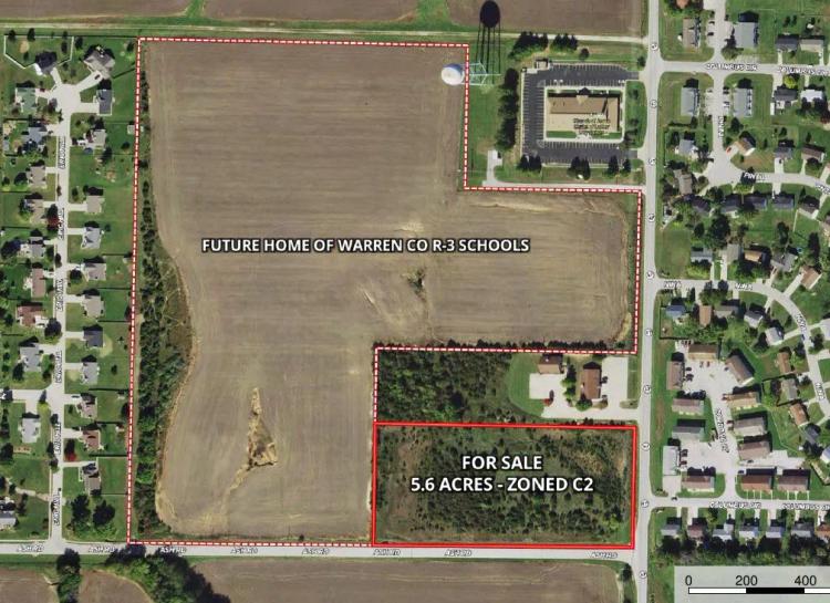 5.6 Commercial Acres for Sale in Warrenton Missouri – Warren County