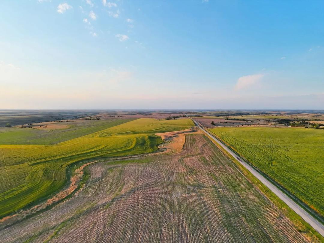 Bunker Hill Tillable Cropland with Lots of Paved Road Frontage