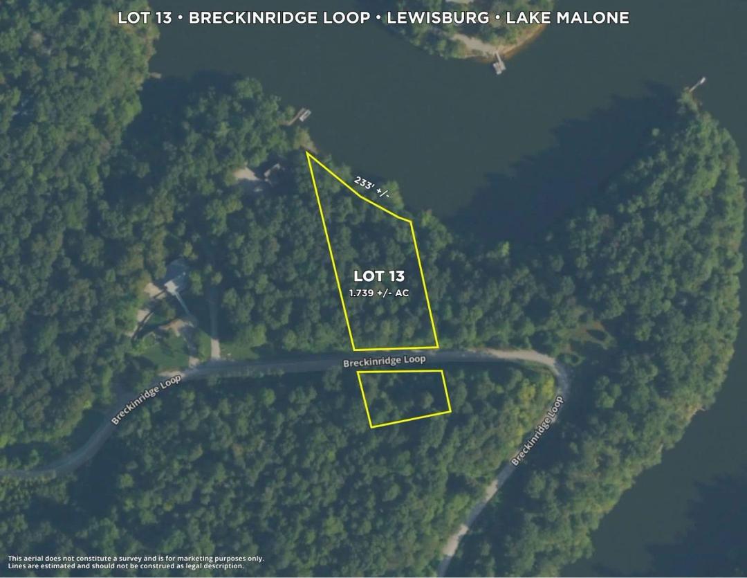 Beautiful Building Lot on Lake Malone