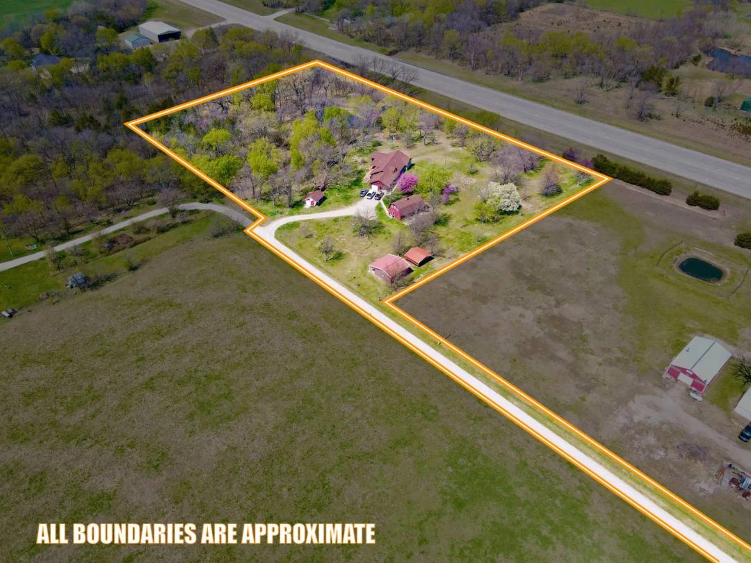 Spacious country living just outside of town.