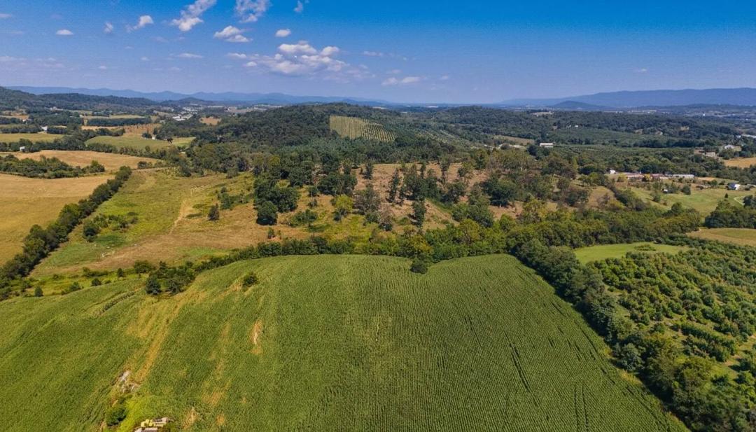 58.81 acres of rolling farmland with panoramic hilltop views.