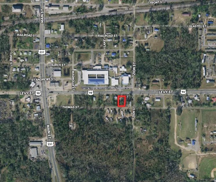 Residential Lot: Hwy 90, Cottondale, FL - City Water, Sewer, and Easy Access