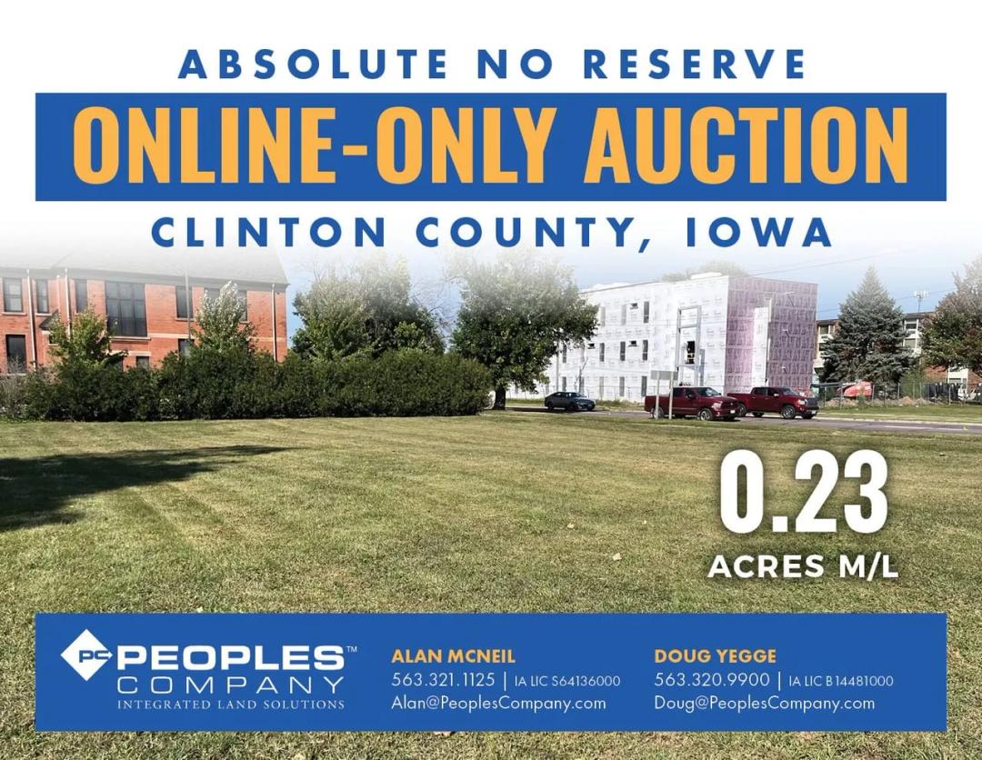 Listing #18599 - 0.23 acres in Clinton County, IA