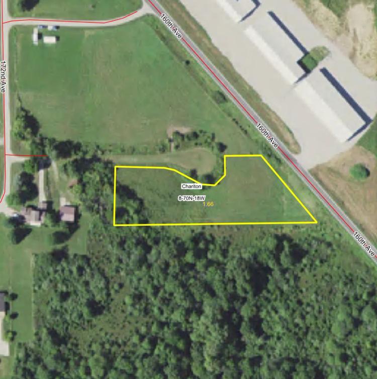 1.6 m/l acres for sale in Rathbun Heights Subdivision