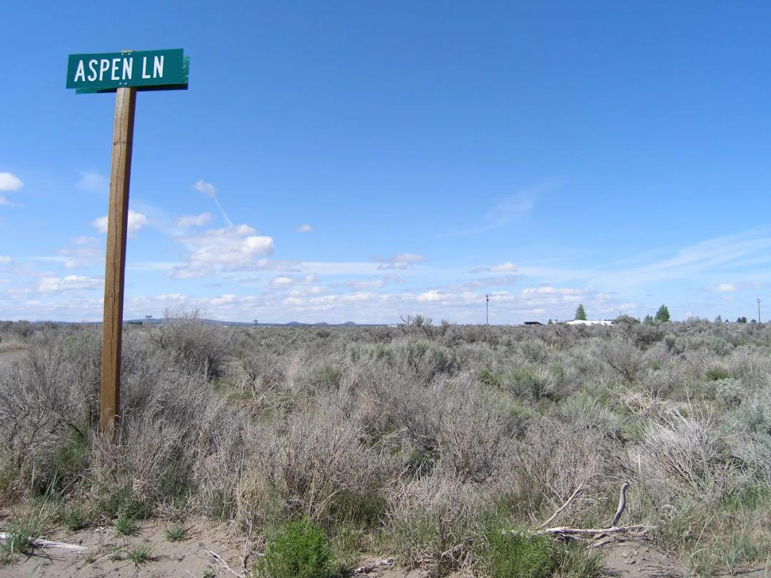 3 adjoining Town Lots 1 block from Christmas Valley Hwy. All utilities at street