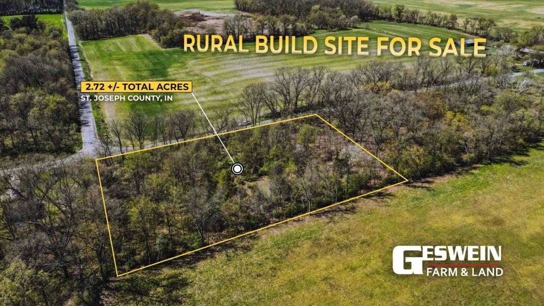 Buildable Country Lot: +/- 2.72 acres - Walkerton IN