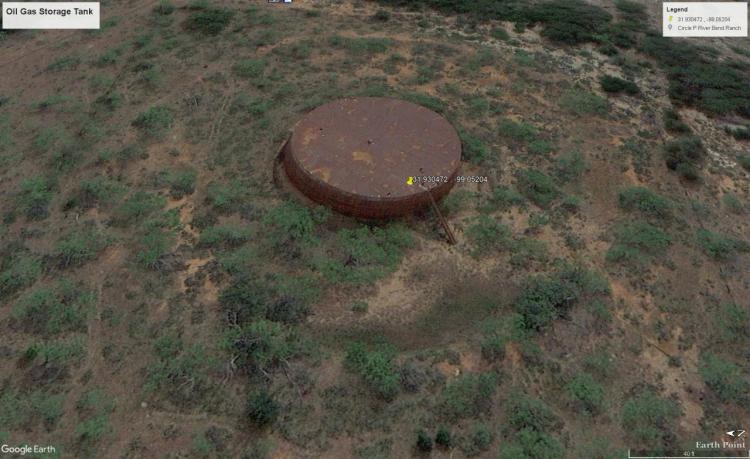 Brown County Texas - Property with Oil/gas storage Tank