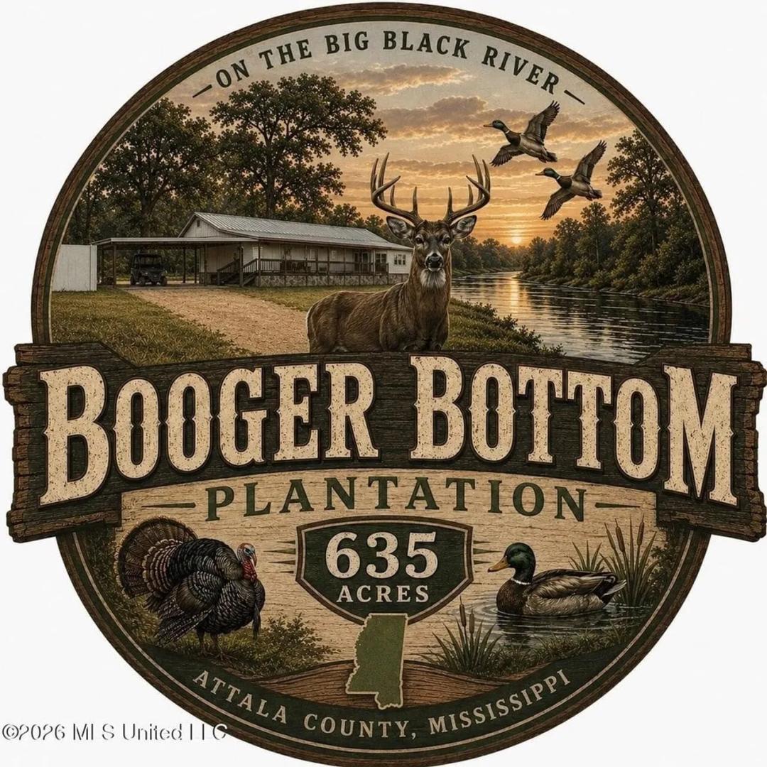 Booger Bottom Plantation 635 Surveyed Acres Attala Co MS