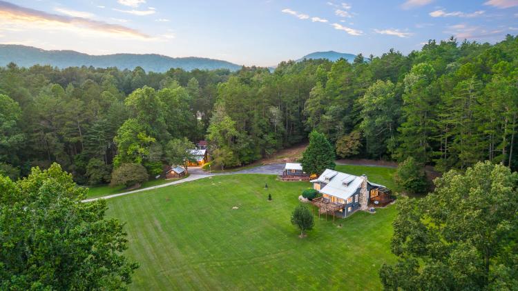 Riverfront Mountain Estate with Stables and Paddock