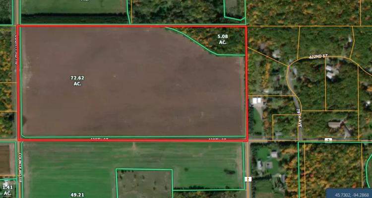 40 Acres Irrigated Farmland With Development Potential