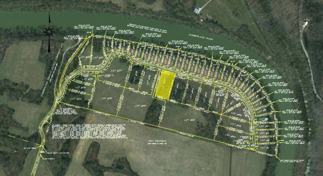 Cumberland River Property with Utilities Installed For Sale
