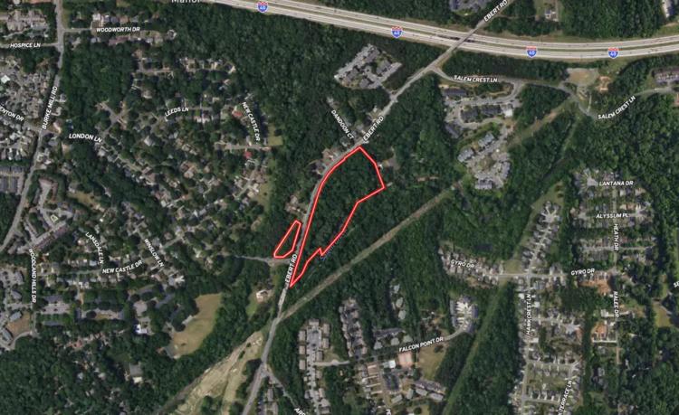 8.8 acres of Residential Building/Recreational Land for Sale in Forsyth County NC!