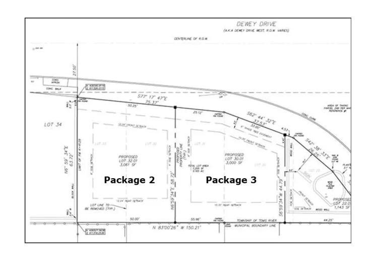 AUCTION Single Family Home Building Lot 2 Blocks from Beach