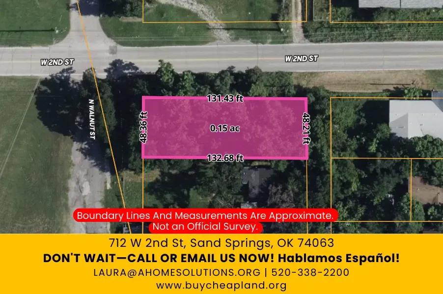 Build-Ready Lot in Sand Springs — Manufactured Home-Friendly and Seller Financing Available!
