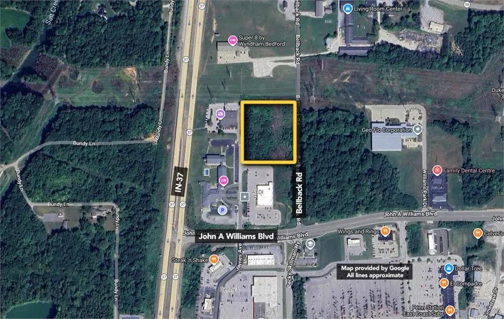 Retail Development Land Auction Bedford, IN