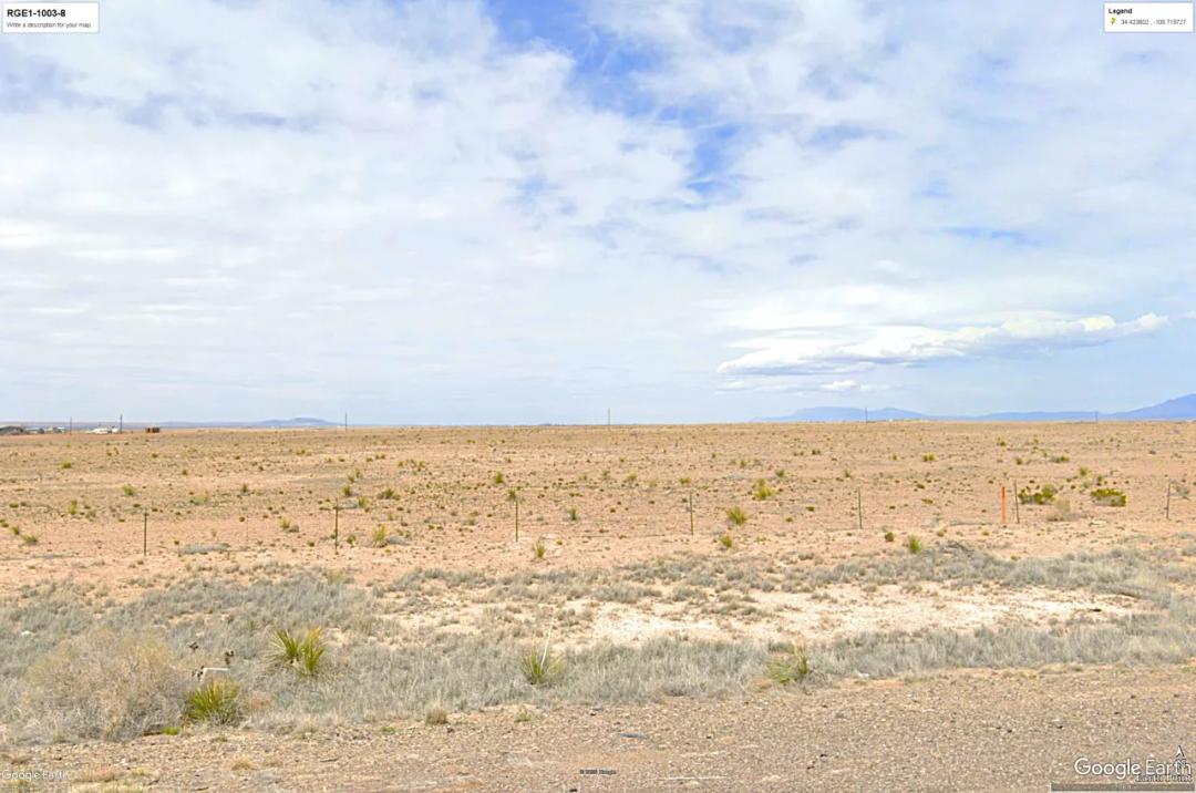 Developing area Bernardo New Mexico 1 acre residential parcel - Near Hwy 60