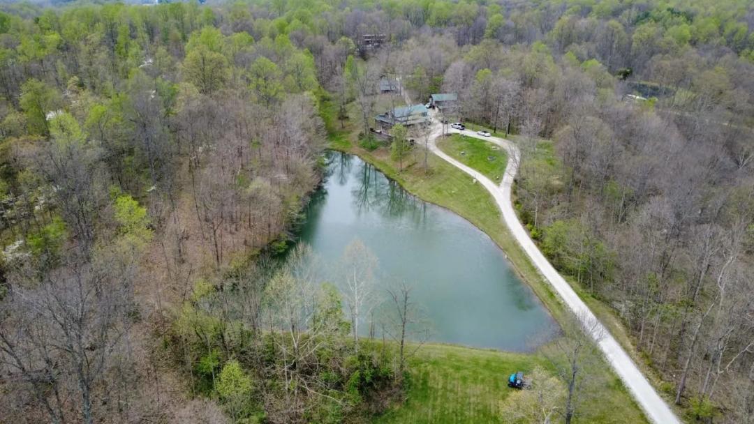 Log Cabin on 15 acres in Ripley County, IN.