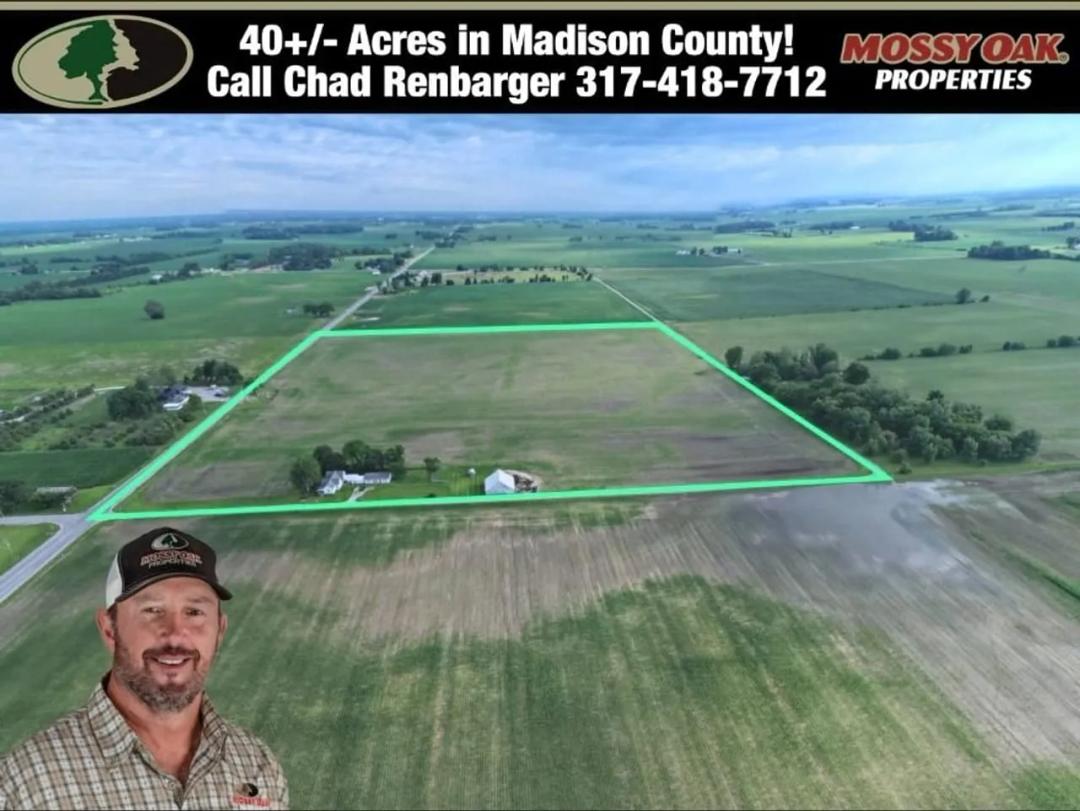 40+/- Acres | Highway 13 Corridor | Madison County, Indiana | South Madison Schools | I-69 Access