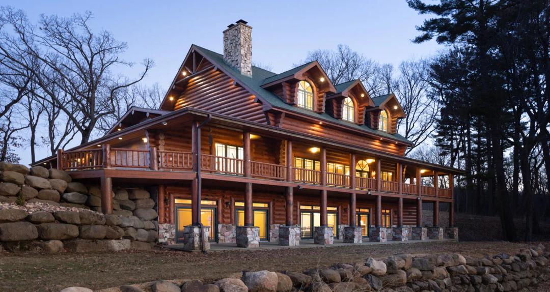 Columbia County, WI 11 Acres With Log Home For Sale(PRICE REDUCED)