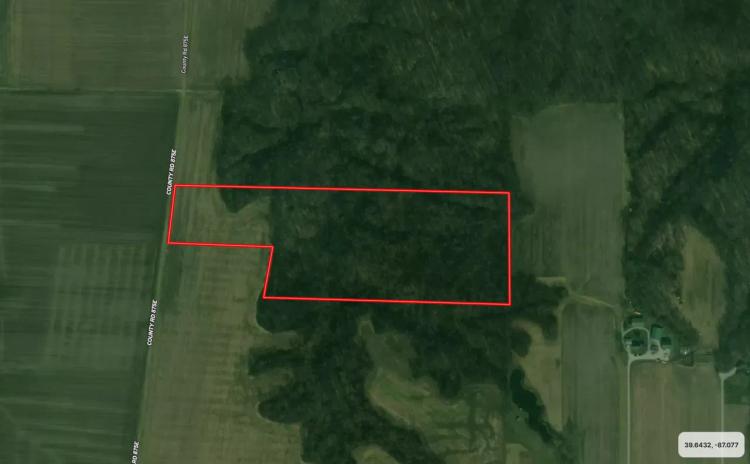 Land For Sale in Parke County, IN 20 Acres +/- Tract #2