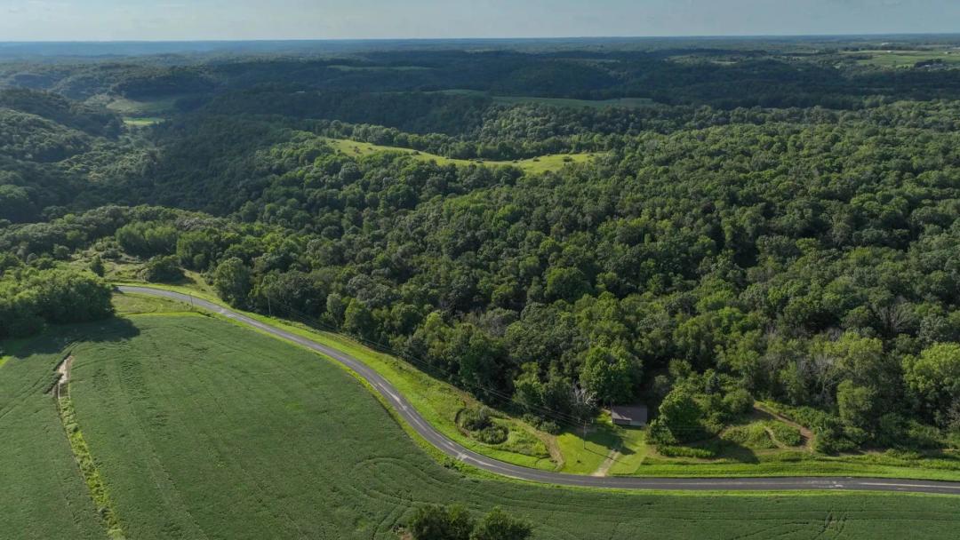 35-Acre Southwest Wisconsin Hunting Camp with Proven Whitetail History, Hardwood Ridges & Turnkey Game-Care Setup