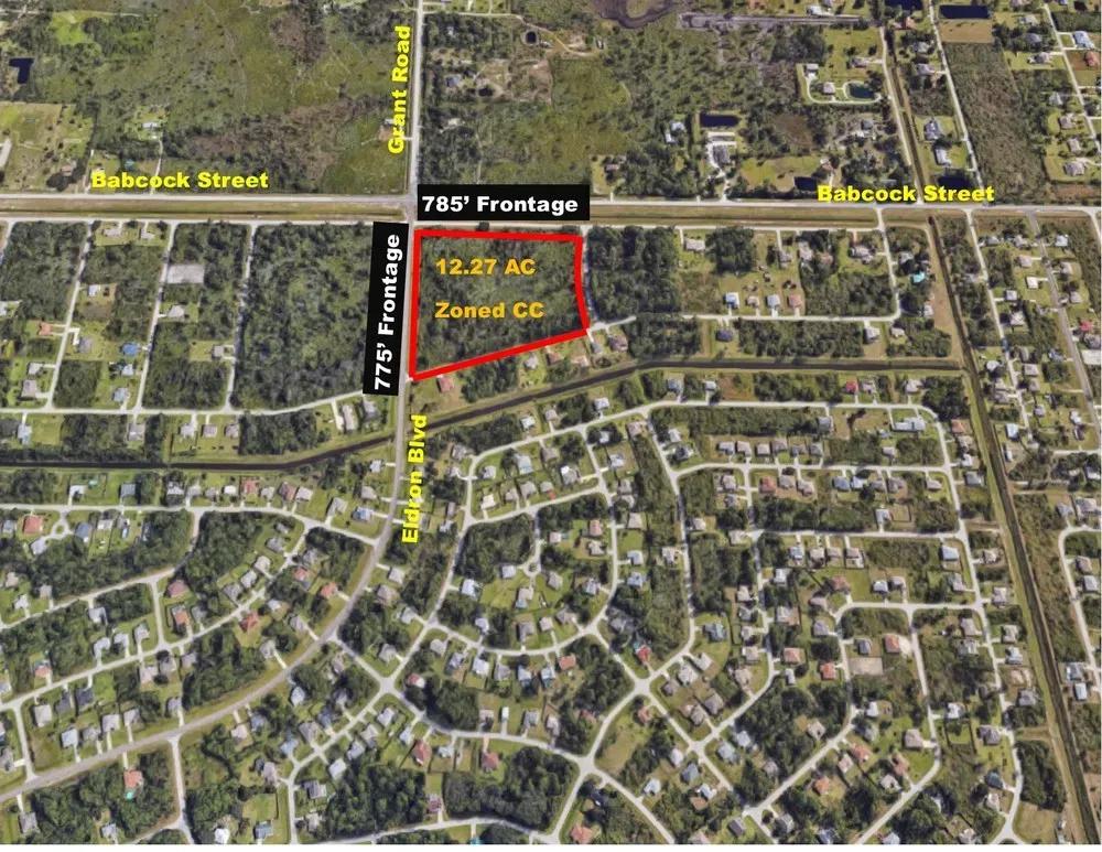 Commercial 12.27 Acres Near New Micco Road Interchange Commercial Land for Sale