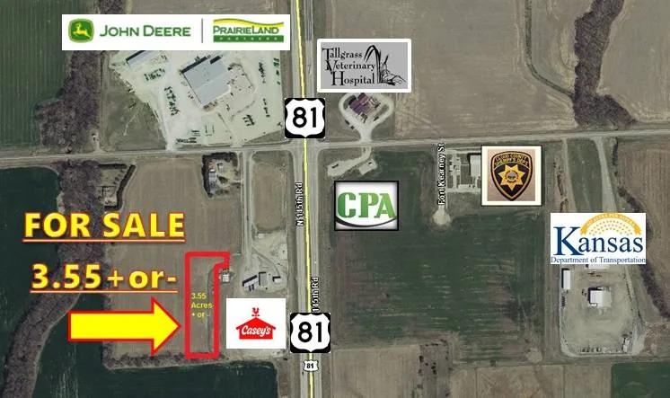 3.55 Acres at 2087 1/2 North 145th Rd/US 81 HWY