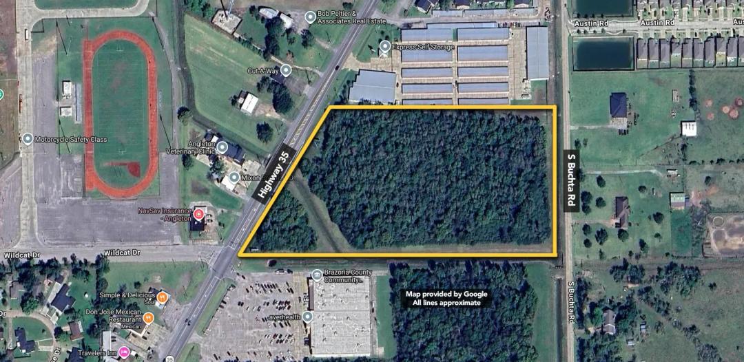 11.68+/- acres at Hwy 35 & Wildcat Dr Angleton, TX 77515
